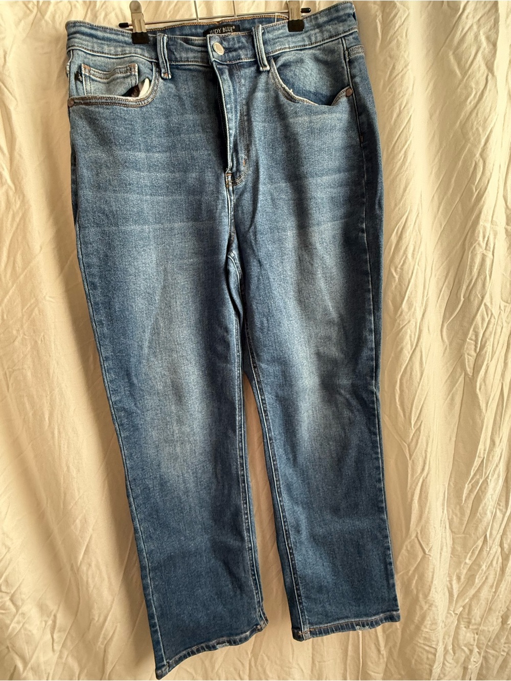 Judy Blue Medium Blue Straight Leg Women's Jeans